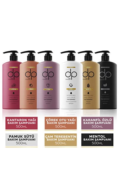 dp Daily Perfection Şampuan Karışık Set 500 ml X 6 Adet