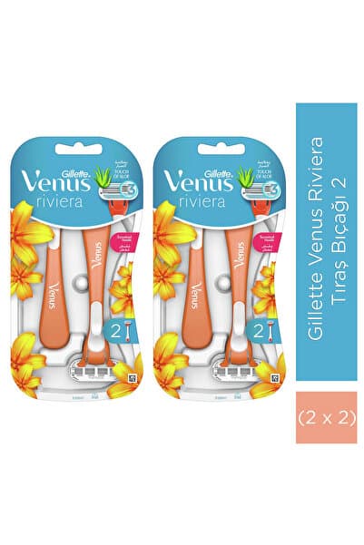 Venus Riviera Kullan At Kadın Tıraş Bıçağı 2 Adet x 2