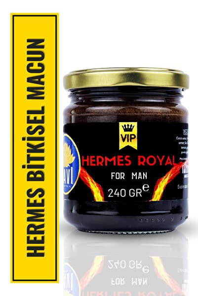 DAVİ H'ermes Royal's Bitkisel İçerikli Mesir Macunu – Ginseng ve Bitki Ekstreleri İçeren Karışım - Kuvvet Serisi 240gr