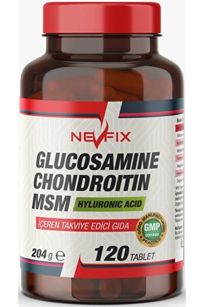 Nevfix Glucosamine Chondroitin Msm Yumurta Zarı Akgünlük 120 Tablet Glukozamin Kondroitin Msm