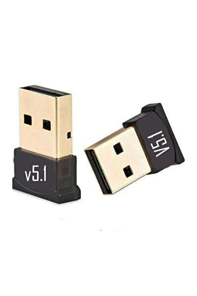 batcell Masaüstü Bilgisayar Bluetooth Aparatı Çevirici Dönüştürücü Mini Bluetooth Adaptör Dongle 5.1 Yeni