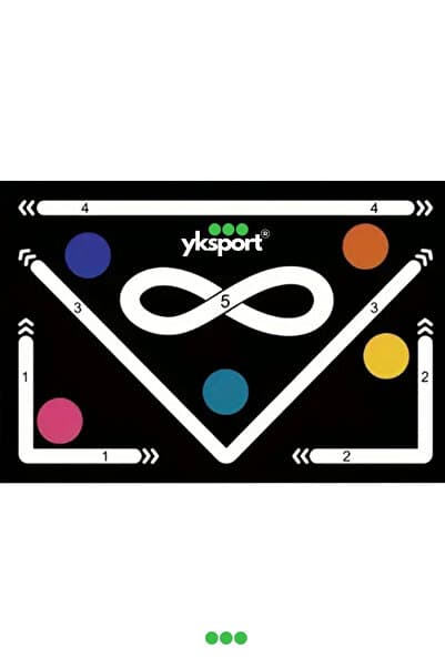 alfapazar e-ticaret Orijinal Kaymaz Futbol Antrenman Matı Ve Eğitim Seti Top Tekniği Geliştirme