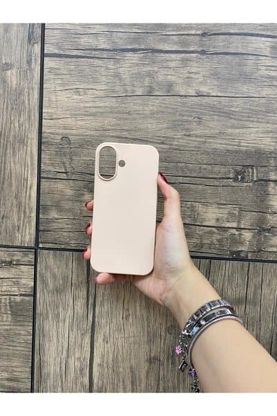 YZGOLDEN Iphone 16 Uyumlu İçi Kadife Silikon Telefon Kılıfı