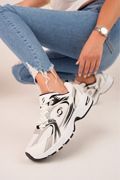 infinite8 Unisex Triko Sneaker Spor Ayakkabı – Hafif Taban, Günlük & Yürüyüş Modeli - SK10