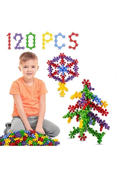 Master Molecules Eğitici Yaratıcı Molekül Stem Eğitimi Uyumlu 5 Renk 120 Parça Eğitici Oyuncak