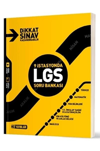 Hız Yayınları 8. Sınıf 9 İstasyonda LGS Soru Bankası / Kollektif / Hız Yayınları / 9786256950665