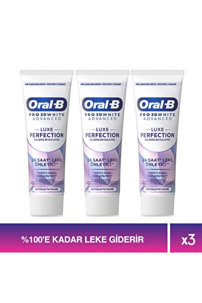 Pro 3D White Advanced Luxe Perfection Diş Macunu 75 ml x 3