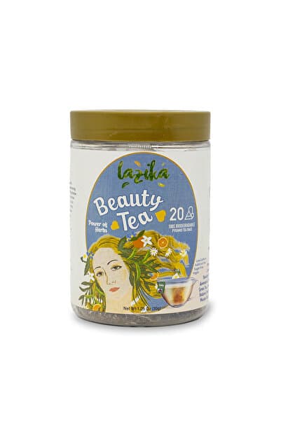 LAZİKA Güzellik Çayı - Yeşil Çay, Isırgan, Rooibos, Meyan Kökü, Avokado Yaprağı (20'li PLA Poşet)