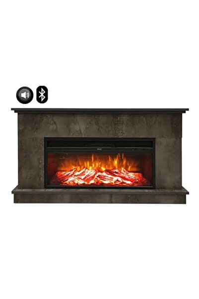 DLC GROUP DLC SES EFEKTLİ VE BLUETOOTH'LU IRONY LARGE PENİDA 1800 WATT ELEKTRİKLİ ŞÖMİNE IF34