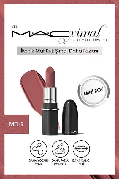 Mac MACximal Mini Mac Silky Matte Lipstick - Mehr 1.8g