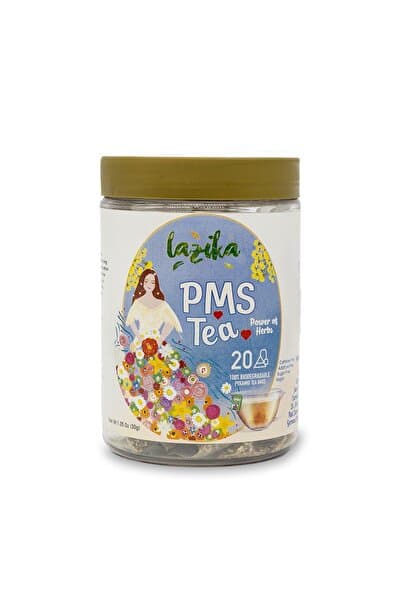 LAZİKA Cycle Tea Özel Gün Bitki Çayı - 20'li PLA Piramit Poşet, Isırgan, Civanperçemi, Papatya
