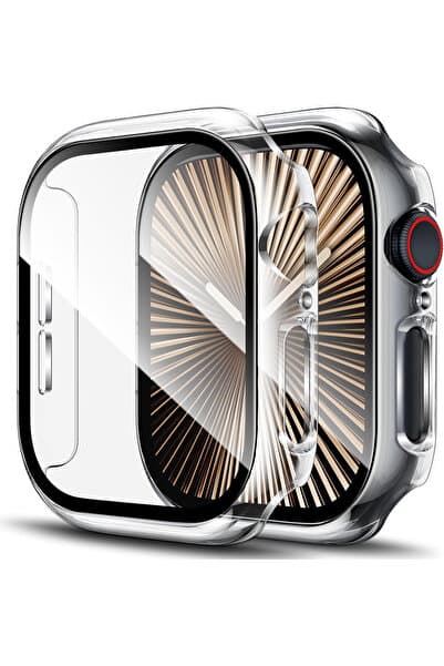 Fibaks Apple Watch 2 3 4 5 6 Se Nike 40mm Kılıf Kasa Ve Ekran Koruyucu 360 Tam Koruma Kapak