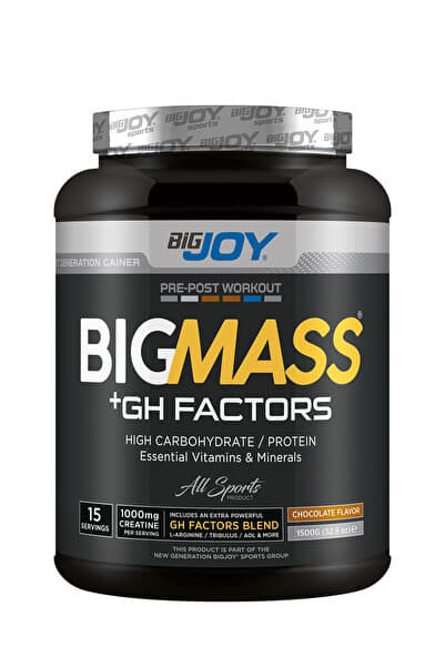 Bigjoy Bigmass Çikolata Aromalı 1500 gr Mass Gainer Karbonhidrat Tozu