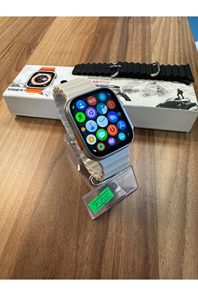 Genel Markalar Happy Owl WATCH800 ULTRA + AKILLI SAAT TÜM CİHAZLARLA UYUMLU ÇİFT KORDON BLUETOOTHLU TÜRKÇE MENÜ 2025 SÜRÜM