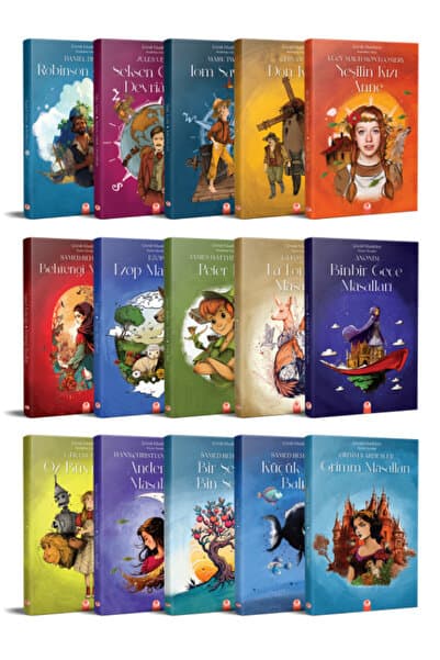 Kızıl Panda Yayınevi Çocuk Klasikleri Seti (15 Kitap)
