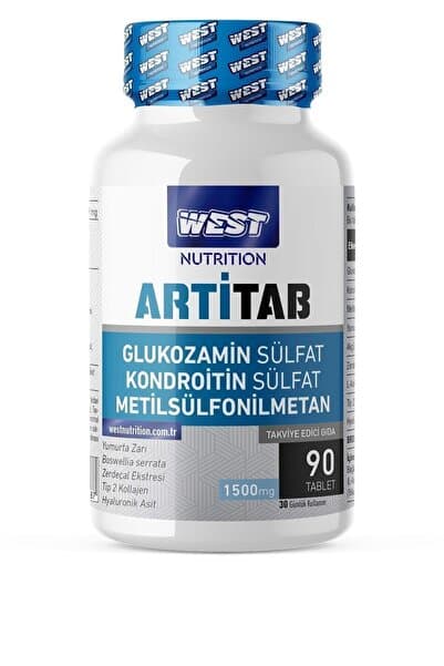 West Nutrition Artitab Glukozamin Kondroitin Sülfat Msm (GLUCOSAMİNE CHONDROİTİN MSM) 1500 Mg 90 Tablet