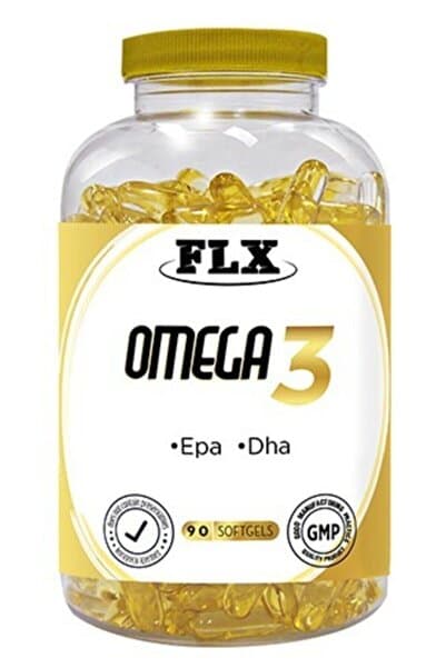 FLX Fish Oil Omega 3 Balık Yağı Dha Epa 90 Softgel