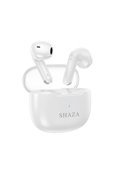 shaza Air7 Gürültü Azaltma Enc 4 Mikrofonlu Bluetooth 5.3 Tws Kulaklık Beyaz