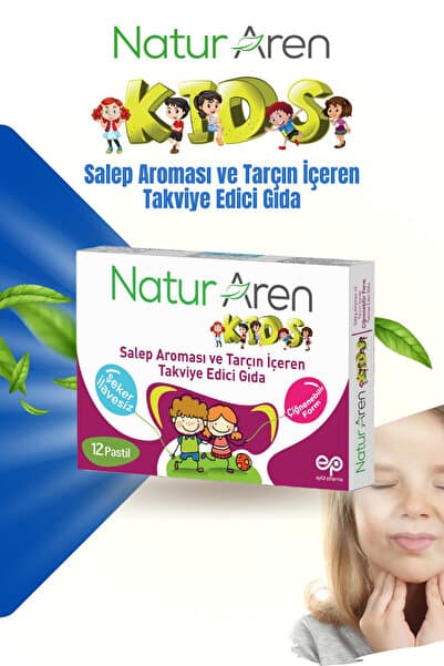 Naturaren Salepli Kids Pastil - Çocuklara Özel Şeker İlavesiz 12'li