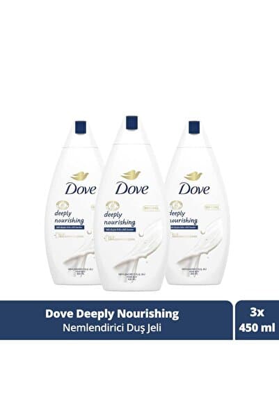 Dove Nemlendirici Duş Jeli Deeply Nourishing 450 ml X3