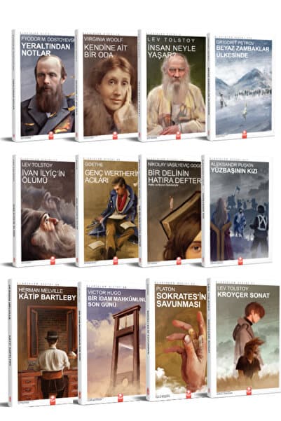 Kızıl Panda Yayınevi Dünya Klasikleri Seti 1 12 Kitap