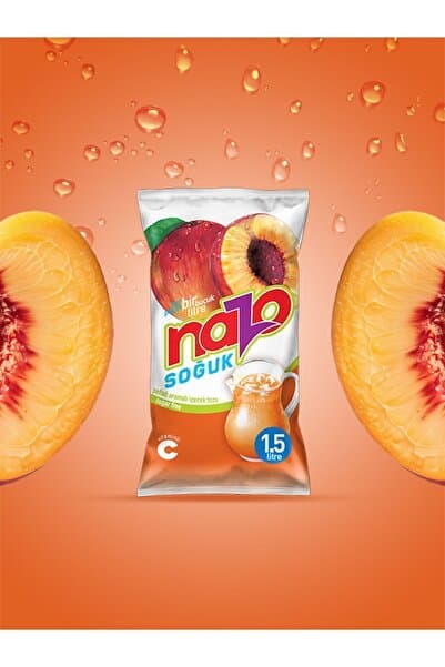 NAZO 9 Gr. Şeftali Aromalı Toz İçecek 24 Lü