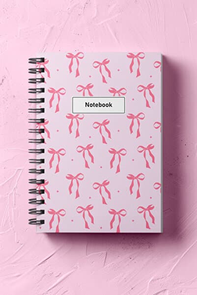 Midilli Not Defteri, Defter, Okul Defteri, Kurdelalı Defter, Fiyonk Kapak, Kurdela Kapak Spiralli, 120 Sayfa