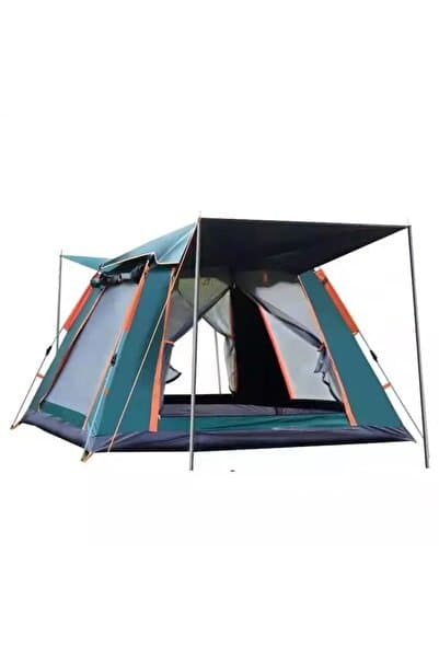 Onetick 4 Kişilik Tenteli Otomatik Kamp Çadırı 215x215x145