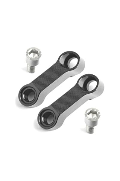merpa Motosiklet Ayna Uzatma Aparatı 10mm Düz Diş Siyah