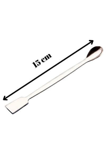 Mr. Crowley Spatül Kaşıklı ve Düz 15 cm uzunluk (150 mm) Laboratuvar Kullanımı İçin Öğrenci Tipi