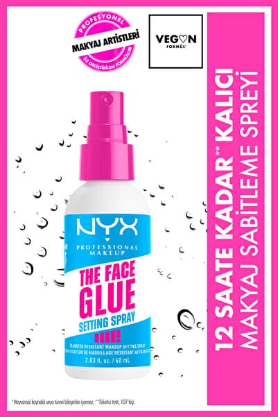 NYX Professional Makeup Face Glue Setting Spray Makyaj Sabitleme Spreyi