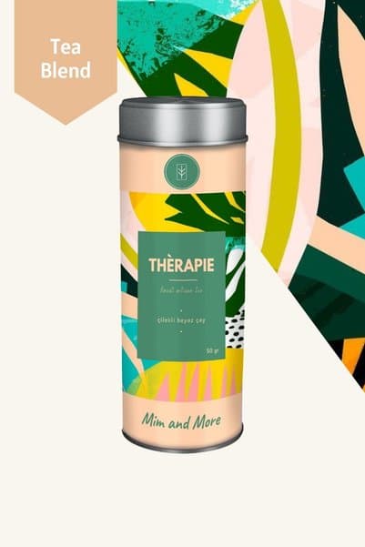 Mim and More Thérapie Tea – Çilekli, Beyaz Çay Harmanı 50 gr