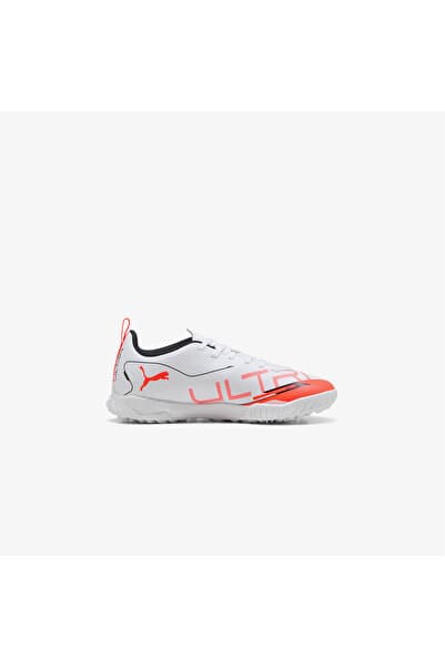Puma Puma Ultra 5 Play Çocuk Beyaz Halı Saha Kramponu