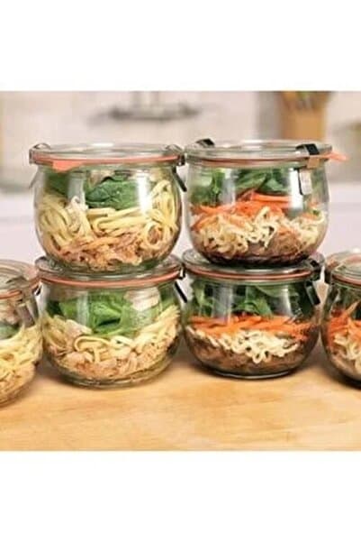 580 ml Lale Kavanoz Set 4'lü