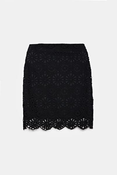No Matter What Kadın Astarlı Dantel Mini Etek