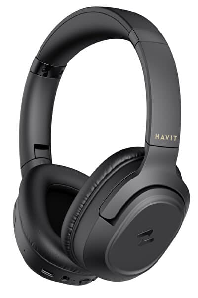 Havit H612BT Kablosuz Kulaküstü Bluetooth Kulaklık - 50 Saat, AUX Desteği, Hafif Tasarım