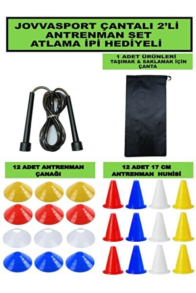 jovvasport ÇANTALI ANTRENMAN HUNİ VE CANAK SET ATLAMA İPİ HEDİYELİ