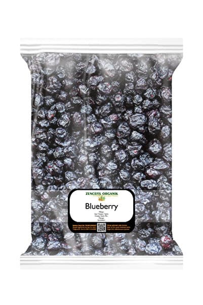 Zencefil Organik Blueberry 500 gr Ithal Yaban Mersini Blue Berry