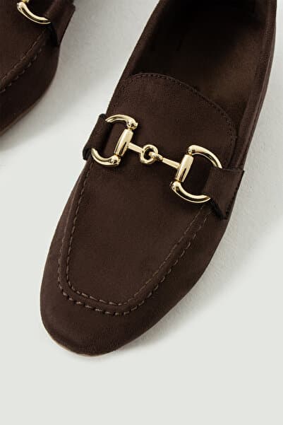 DUXAL SHOES Bonni Toka Detaylı Yumuşak Loafer Babet Kadın Günlük Ayakkabı