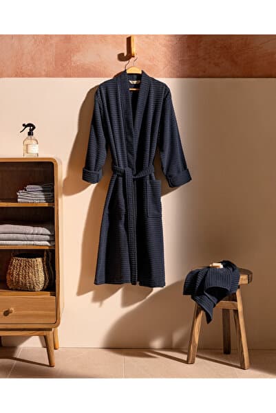 Madame Coco Carla Kimono Unisex %100 Pamuk Bornoz Set
