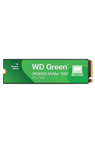 WD GREEN 500GB SN3000 NVMe Gen4X4 2280 M.2 SSD 5000MB/4000MB WDS500G4G0E