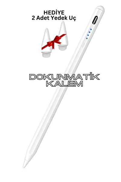 iOS Android Windows ile Uyumlu Tablet Telefon iPad Yazı Çizim Kalemi + Yedek Uç