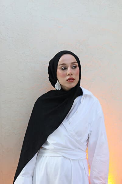 Neo Pamuk Şal Siyah Renk