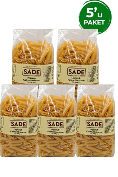 Sade Organik Organik Kalem Makarna 500 gr 5'li