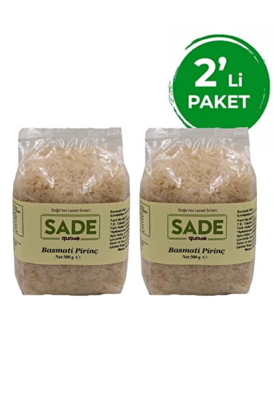 Sade Gurme PİRİNÇ BASMATİ 500 GR 2 Lİ PAKET