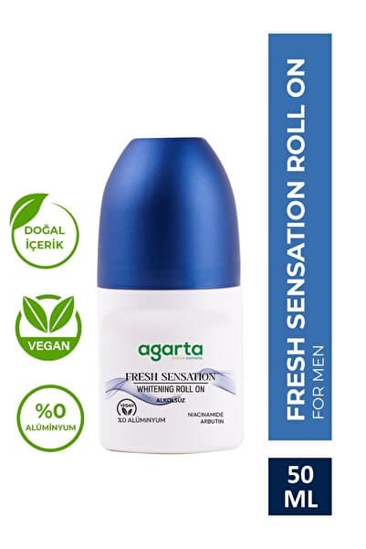 Agarta Ter Kokusu Önleyici 24 Saat Etkili Beyazlatıcı Erkek Fresh Sensatıon Roll-on 50 ml