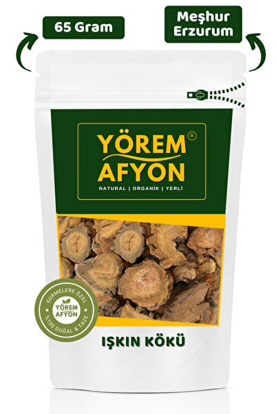 Gülçehre Meşhur Erzurum Yöresinden 2800 Rakım Yayla Hasadı Hakiki Işkın, Işgın Kökü {Rheum ribes} | 65Gr.