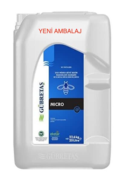 Gübretaş Micro Sıvı Mikro Bitki Besin Maddeleri Karışımı 20 Lt