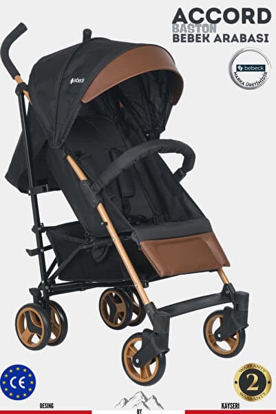 Bebeck Accord Baston Bebek Arabası Kahve