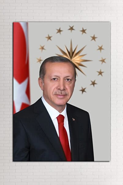 Şehzat Recep Tayyip Erdoğan Başkan Erdoğan Rte Kanvas Tablo
